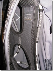 Rear airflow rucksack
