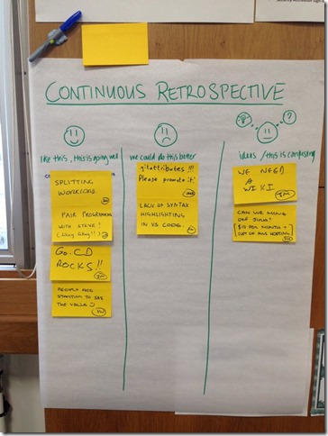 continuous retrospective